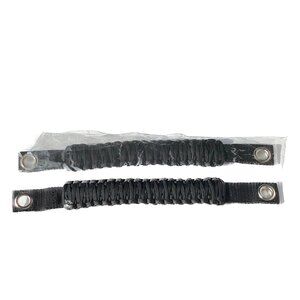 VIP Jeep Accessories Pair Grab Handles Rugged Paracord Black, Jeep 2018+
